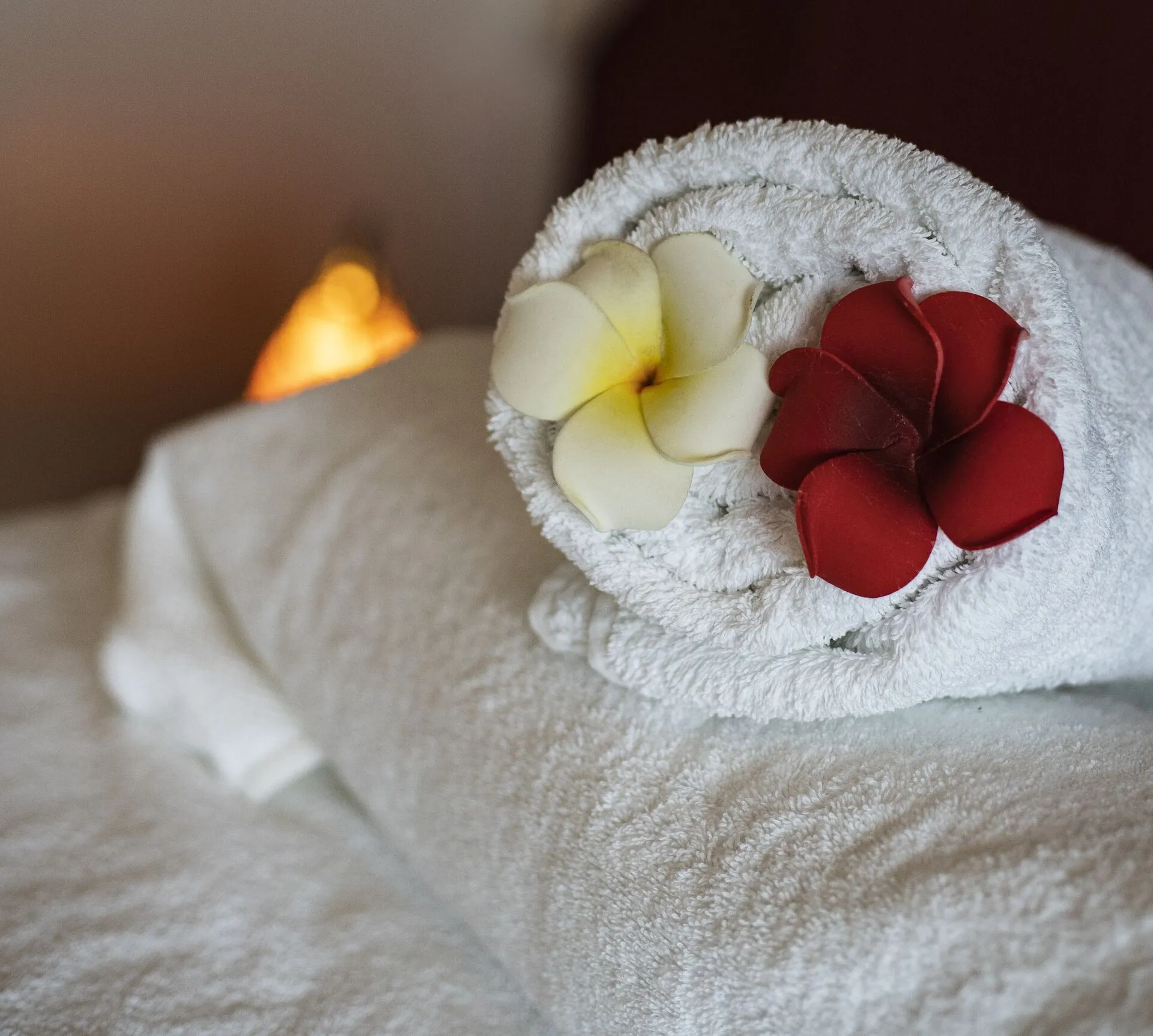 Sfeervolle handdoeken met bloemen