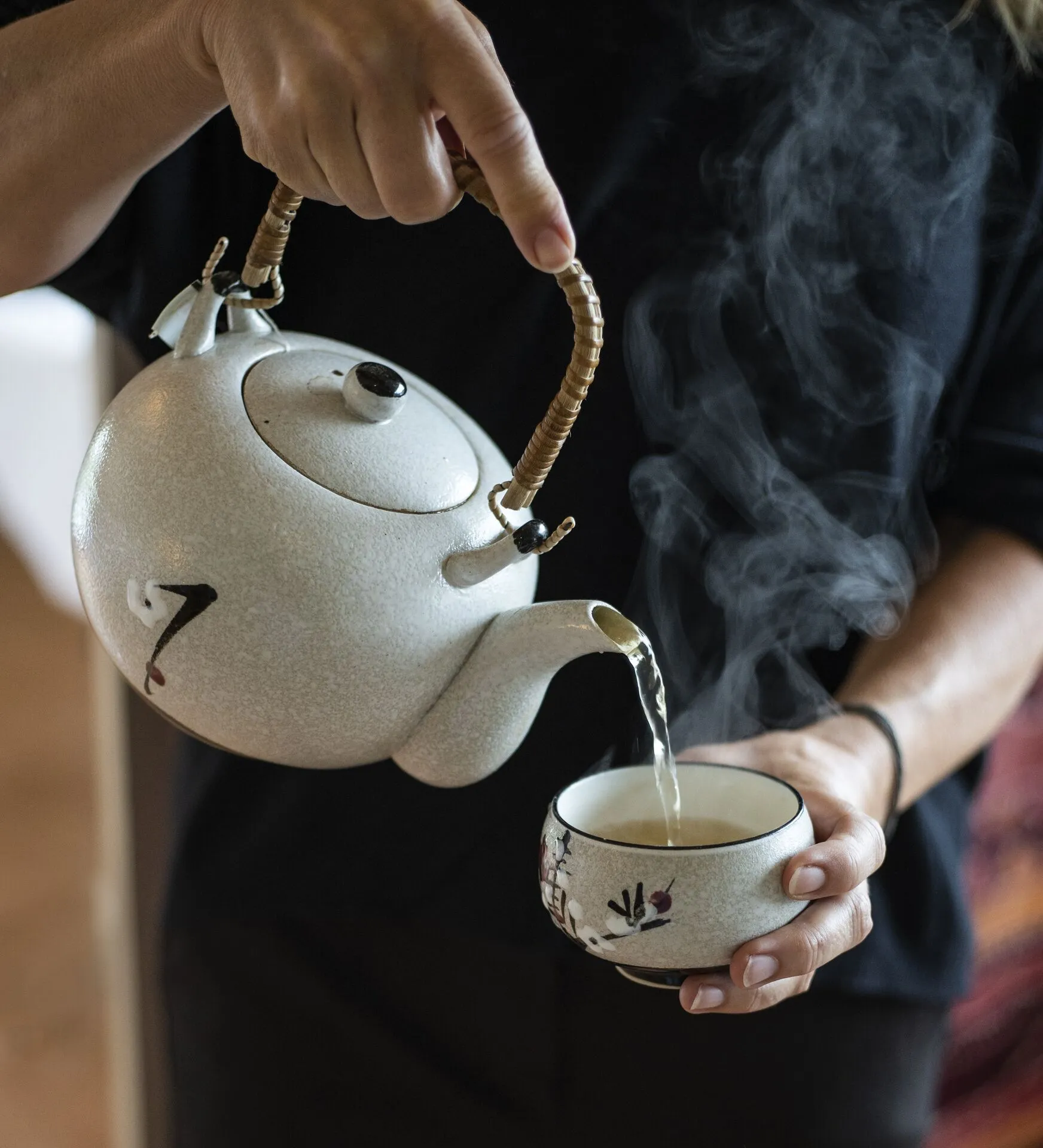 Sfeervolle theepot in de praktijk